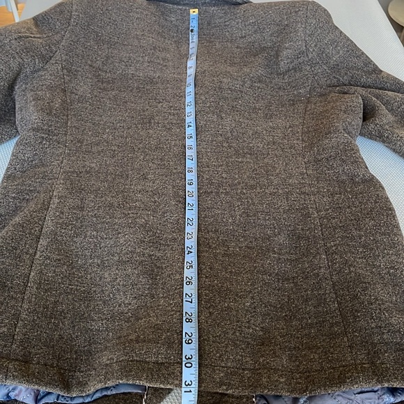 West Louis Royal Wool Brown Coat Size XL - Picture 8 of 10